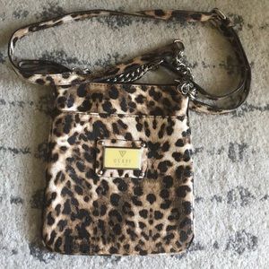 Guess Cheetah Print Crossbody